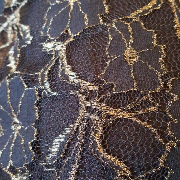 Beige black transparent beaded jacket - Picture 6 of 6